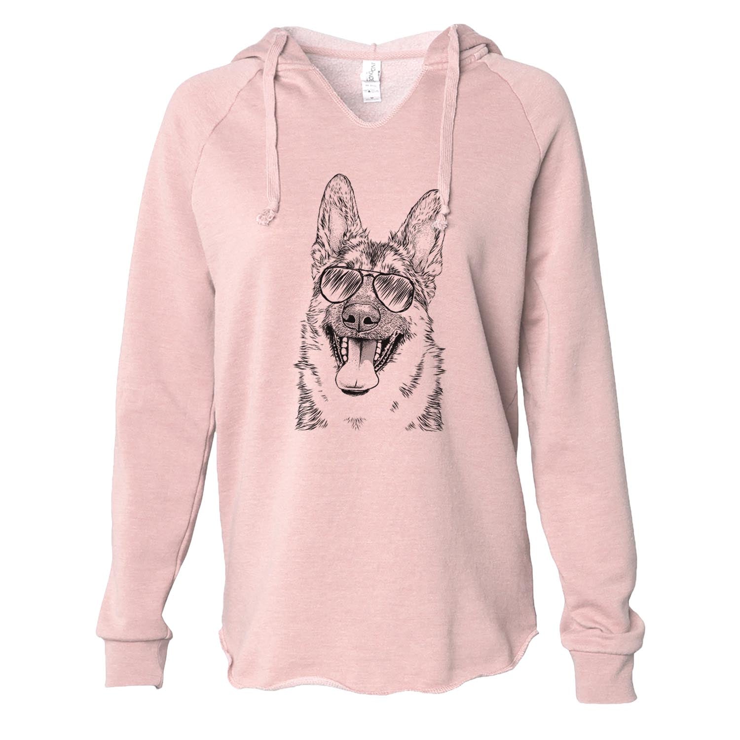 Benson the German Shepherd - Cali Wave Hooded Sweatshirt