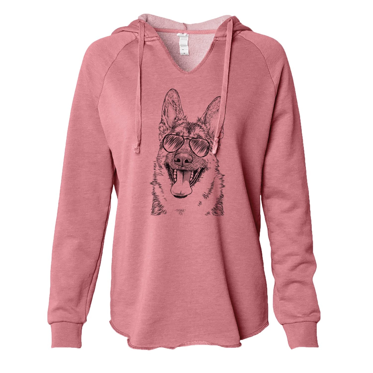 Benson the German Shepherd - Cali Wave Hooded Sweatshirt