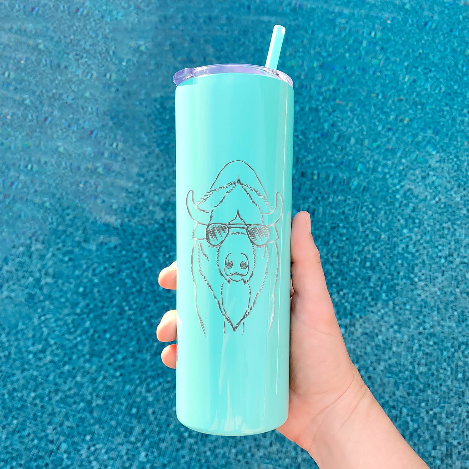 Billy the Bison - 20oz Skinny Tumbler