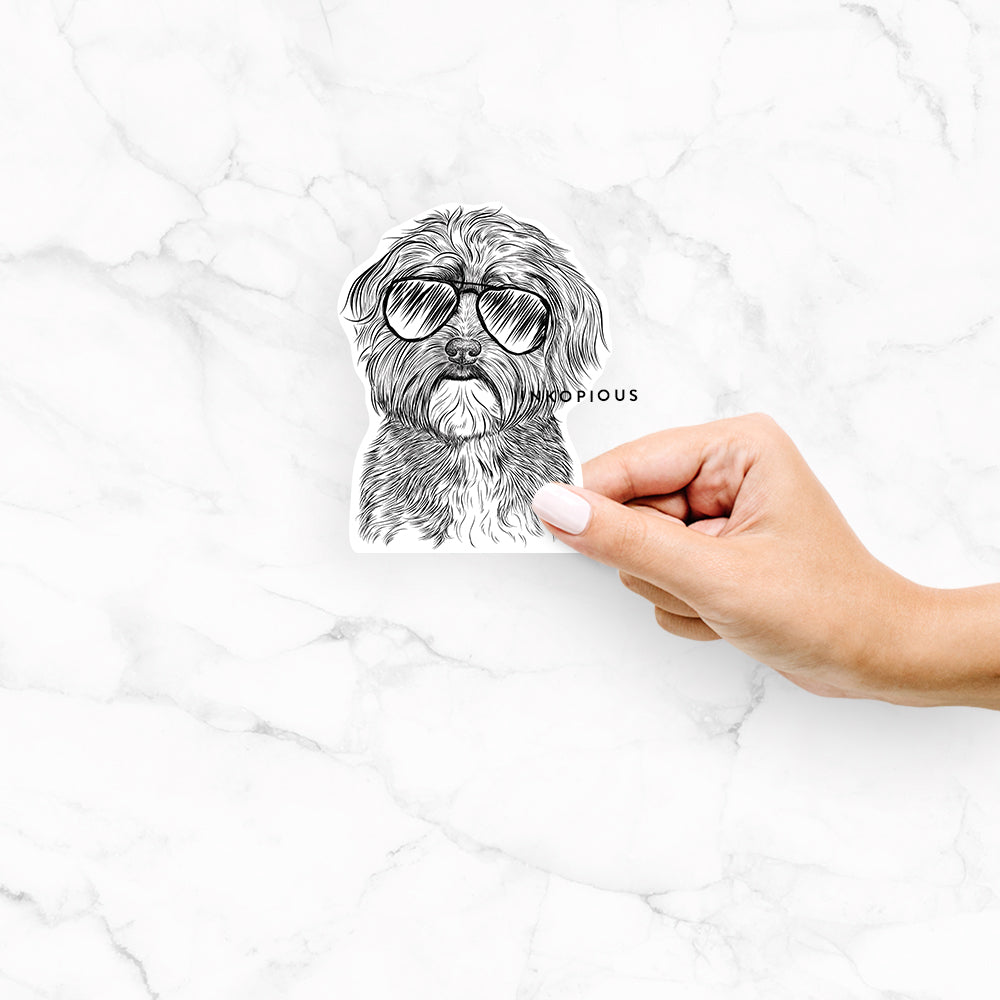 Bingo the Mixed Breed - Decal Sticker