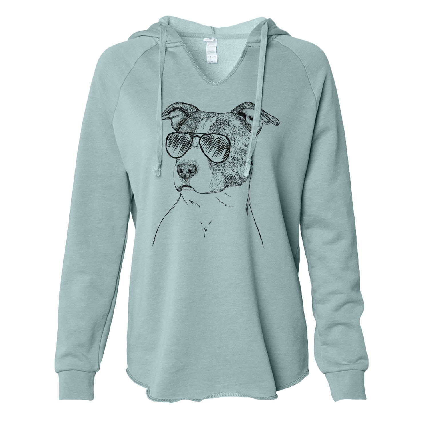 Blu the Pitbull - Cali Wave Hooded Sweatshirt