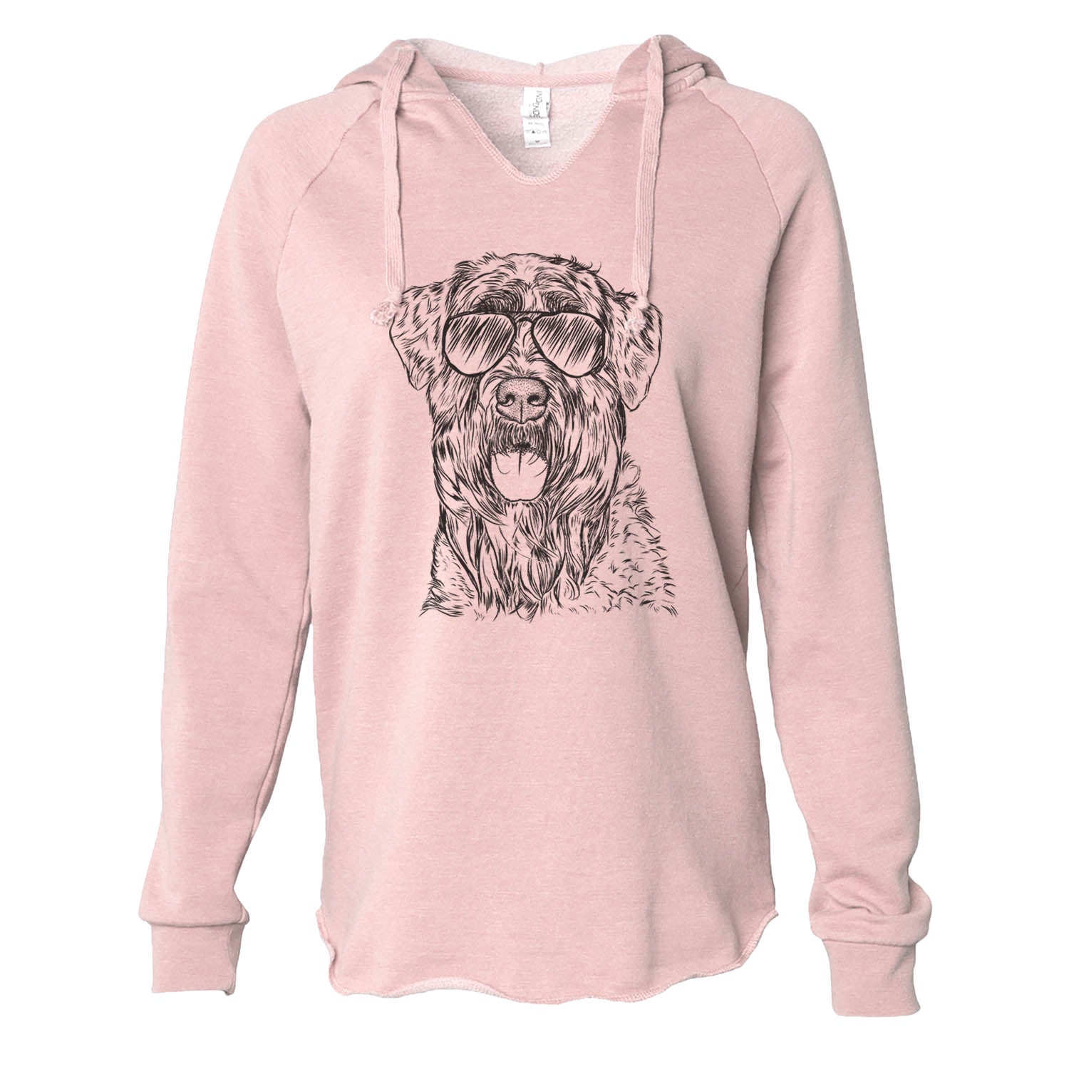 Bonnie the Bouvier des Flandres - Cali Wave Hooded Sweatshirt