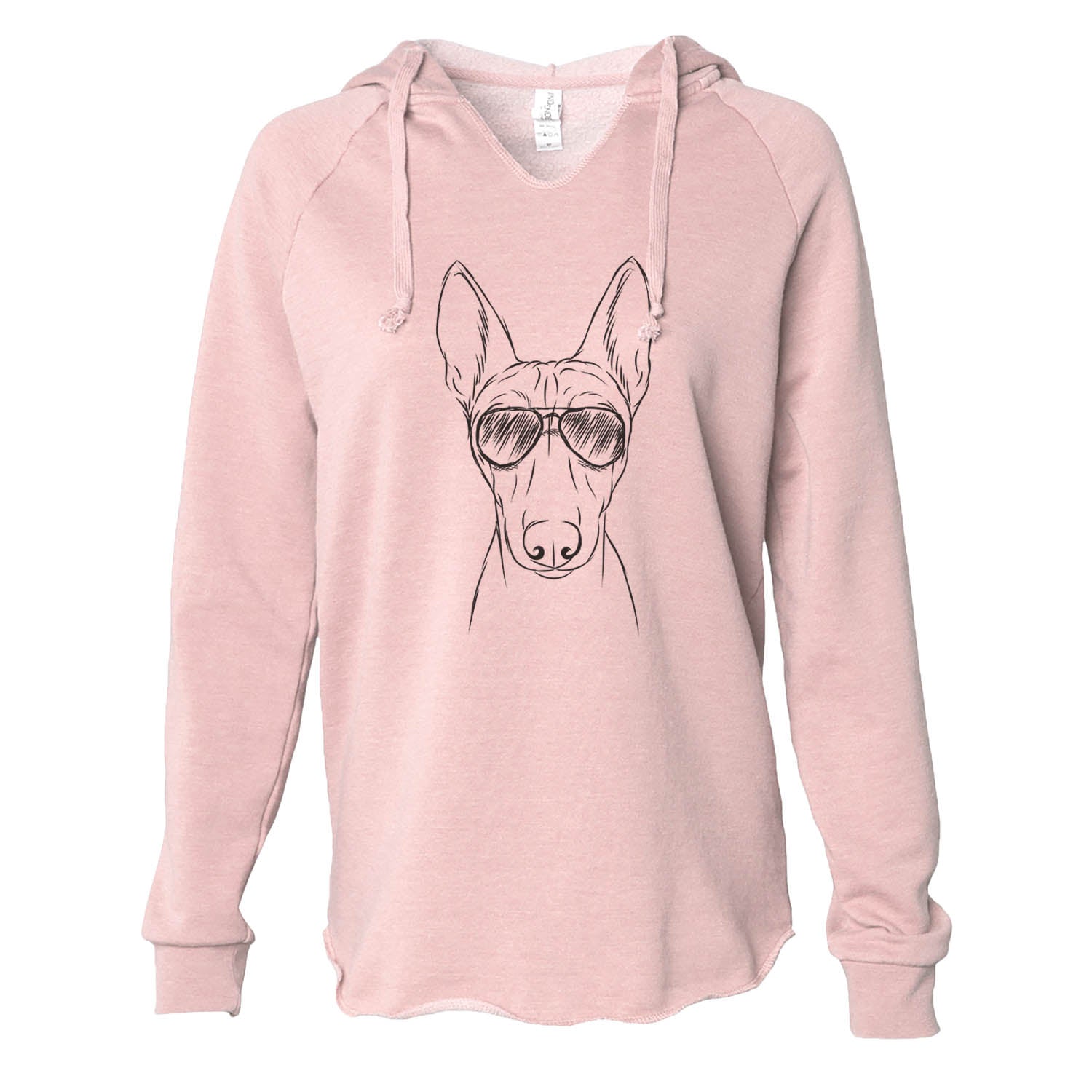 Bonsai the Basenji - Cali Wave Hooded Sweatshirt