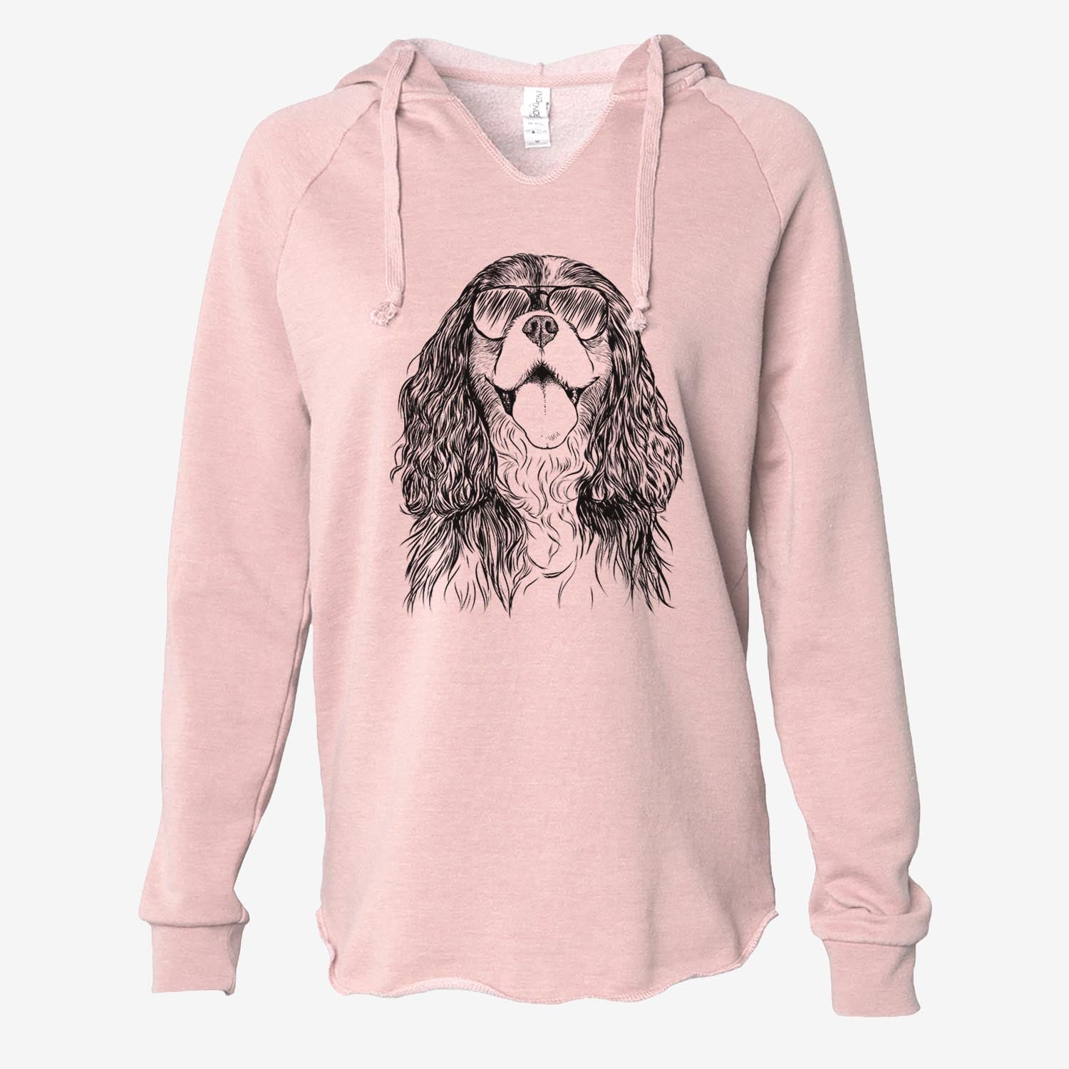 Brandy the Cavalier King Charles Spaniel - Cali Wave Hooded Sweatshirt