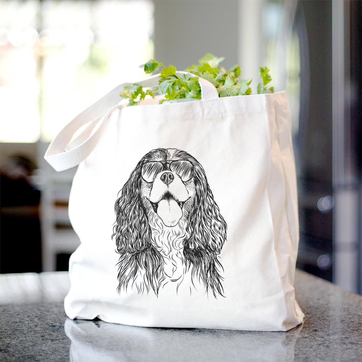 Brandy the Cavalier King Charles Spaniel - Tote Bag