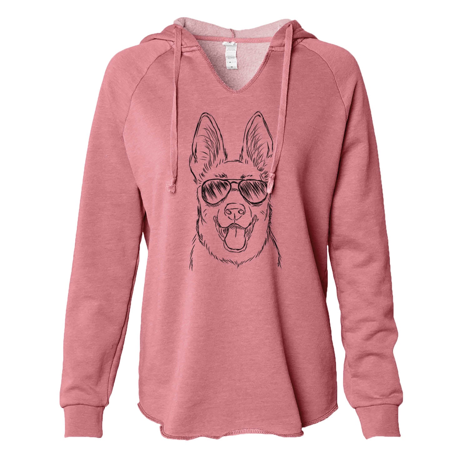 Brutus the German Shepherd - Cali Wave Hooded Sweatshirt