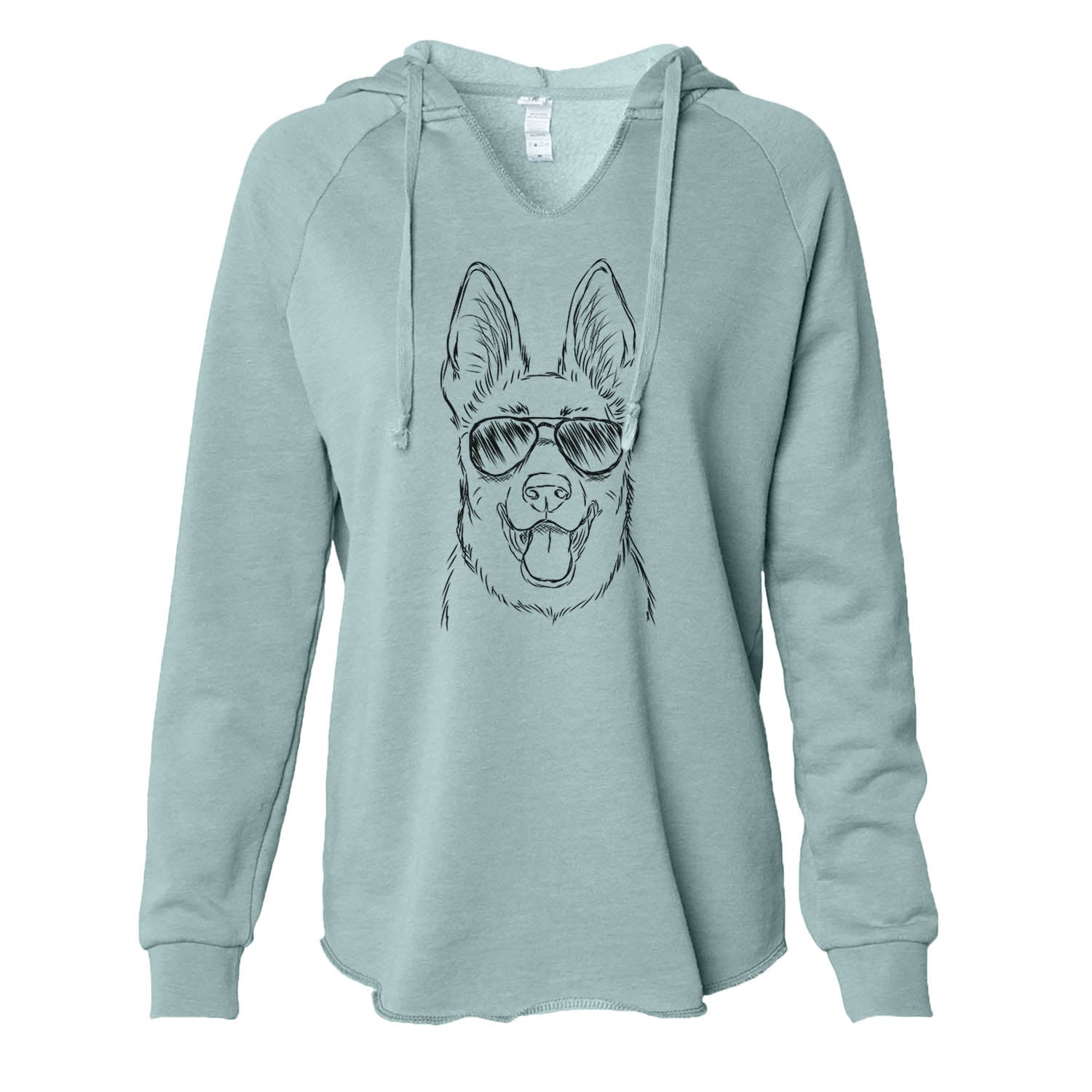 Brutus the German Shepherd - Cali Wave Hooded Sweatshirt