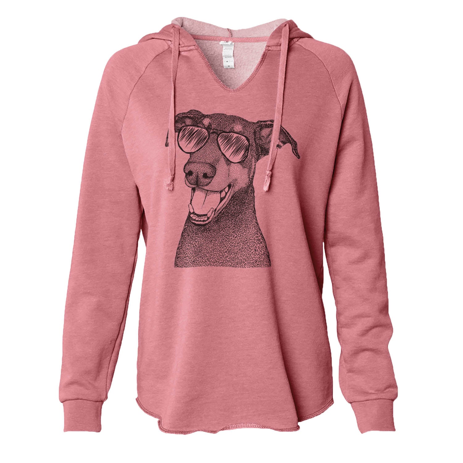 Bunnie the Doberman Pinscher - Cali Wave Hooded Sweatshirt