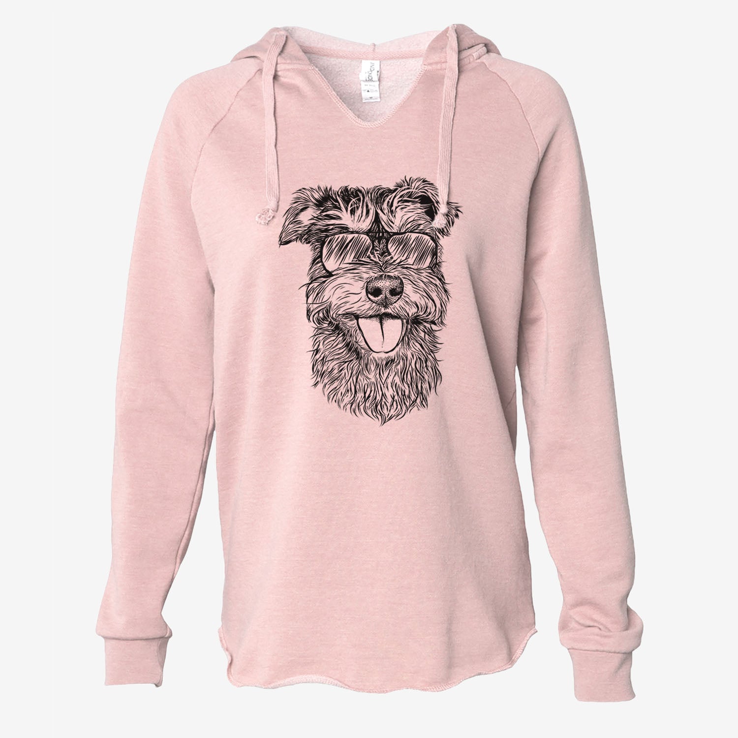 Buster the Schnoodle - Cali Wave Hooded Sweatshirt