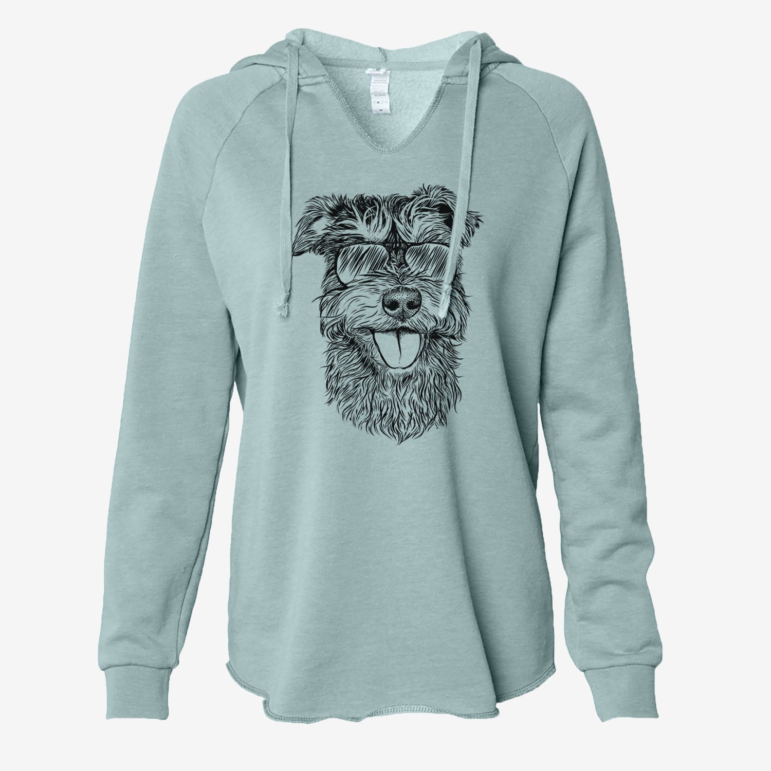 Buster the Schnoodle - Cali Wave Hooded Sweatshirt