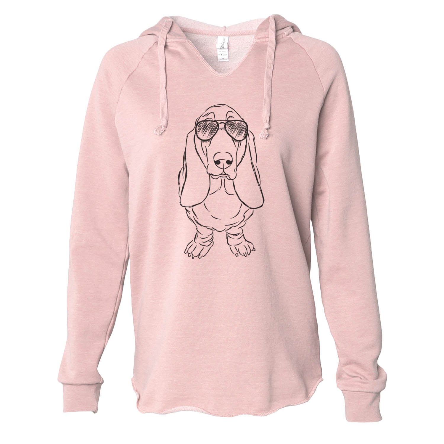 Charlie the Basset Hound - Cali Wave Hooded Sweatshirt