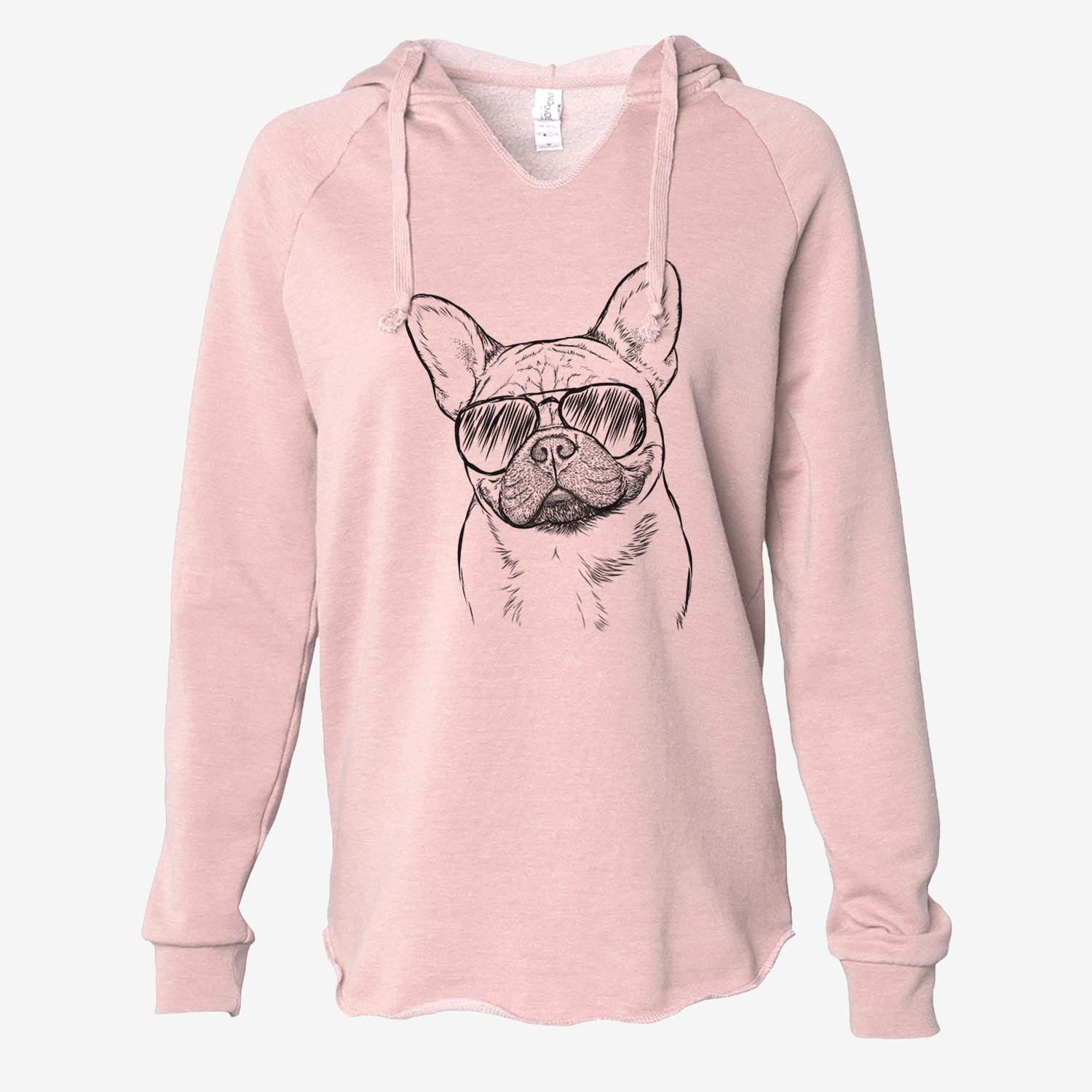 Chew Chew the French Bulldog - Cali Wave Hooded Sweatshirt