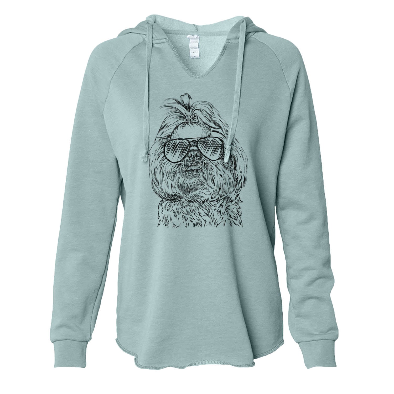 Chewie the Shih Tzu - Cali Wave Hooded Sweatshirt