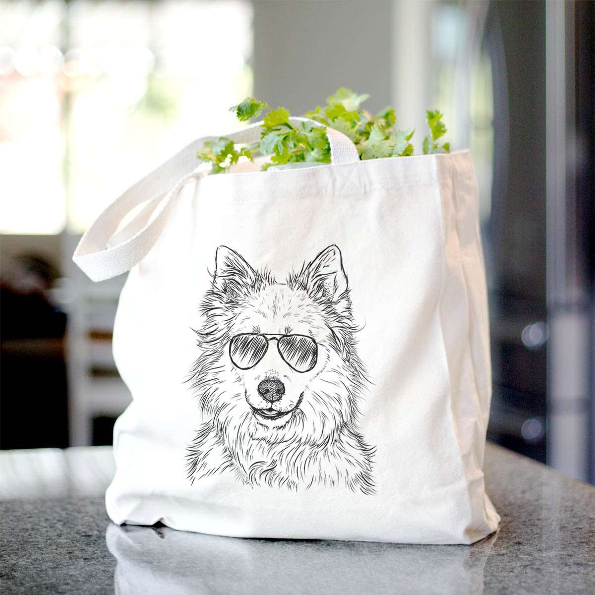 Chia the Samoyed Husky Mix - Tote Bag