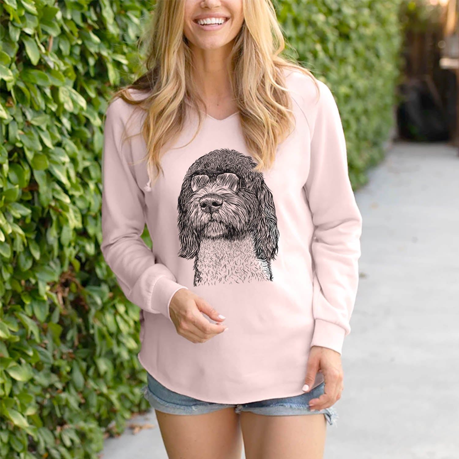 Chris the Portuguese Water Dog - Cali Wave Hooded Sweatshirt