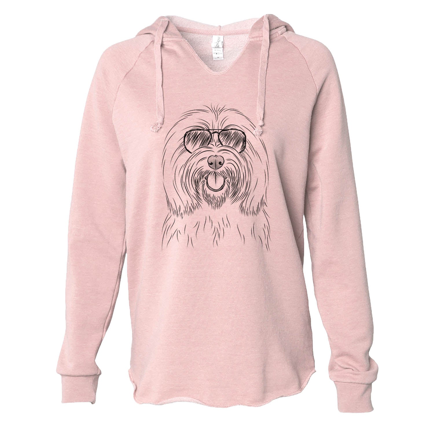 Claude the Coton de Tulear - Cali Wave Hooded Sweatshirt