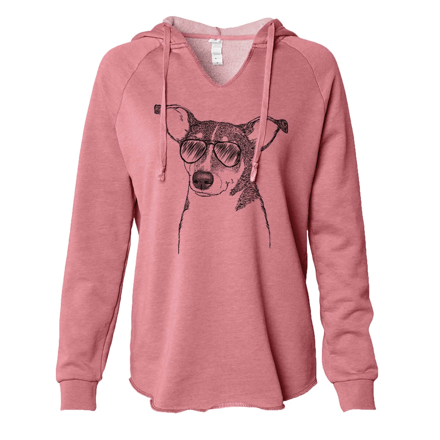 Cleo the Terrier Mix - Cali Wave Hooded Sweatshirt