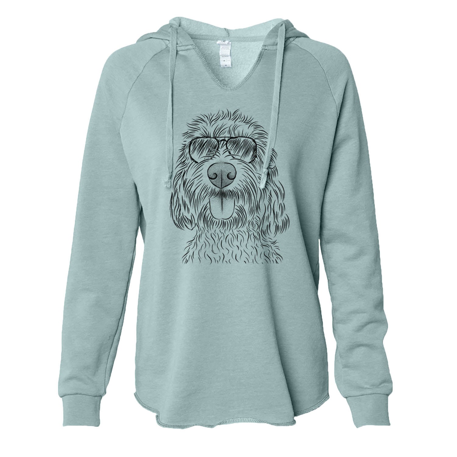 Clover the Cockapoo - Cali Wave Hooded Sweatshirt