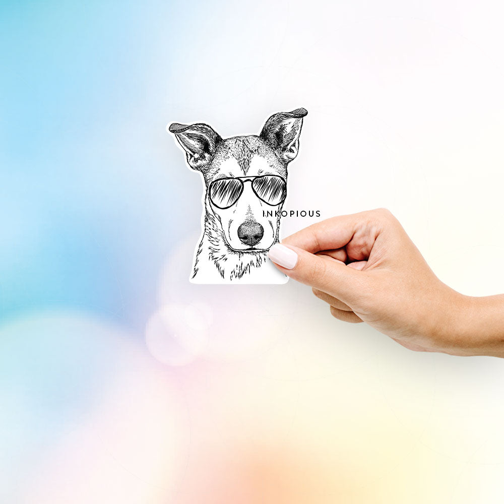 Coral the Mixed Breed - Decal Sticker