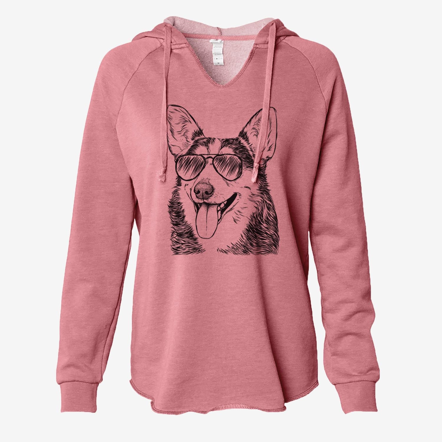 Darma the Corgi - Cali Wave Hooded Sweatshirt