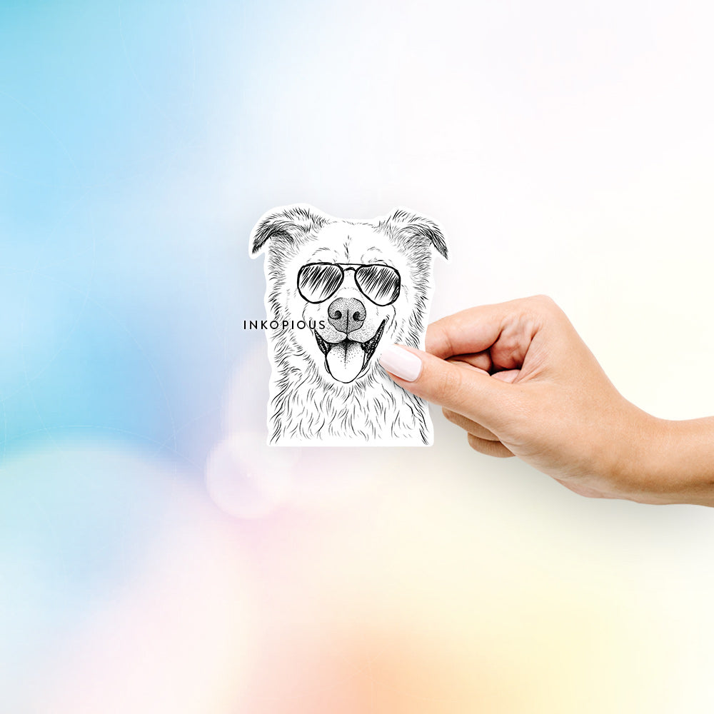 Dawson the Mixed Breed - Decal Sticker