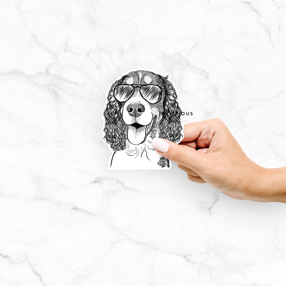 Delilah the English Springer Spaniel - Decal Sticker