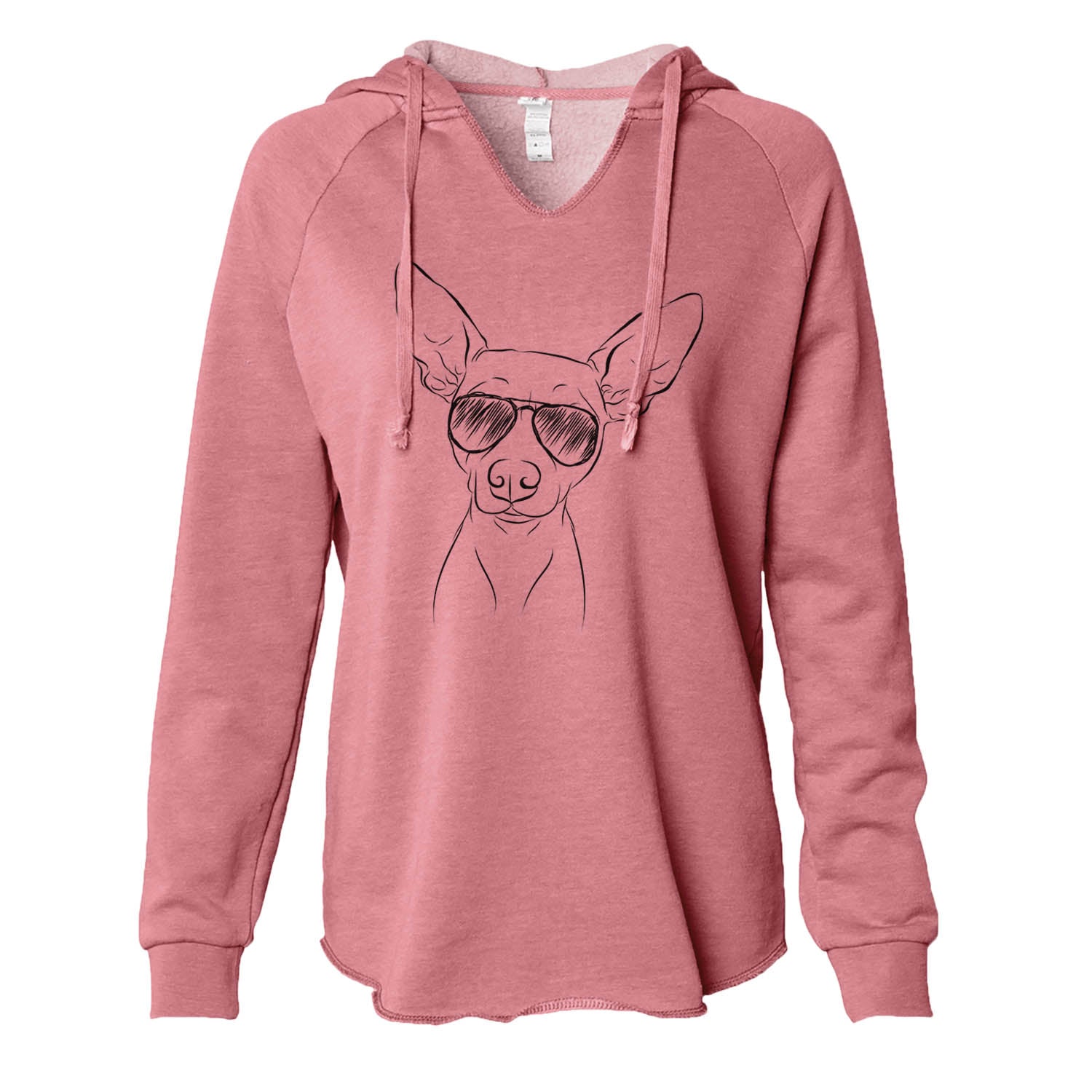 Desi the American Hairless Terrier - Cali Wave Hooded Sweatshirt