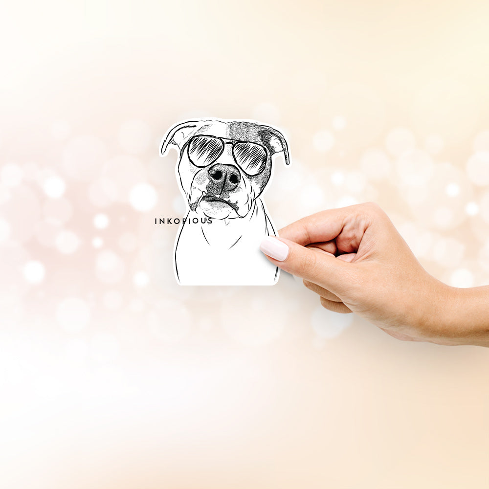 Dexter the Pitbull - Decal Sticker