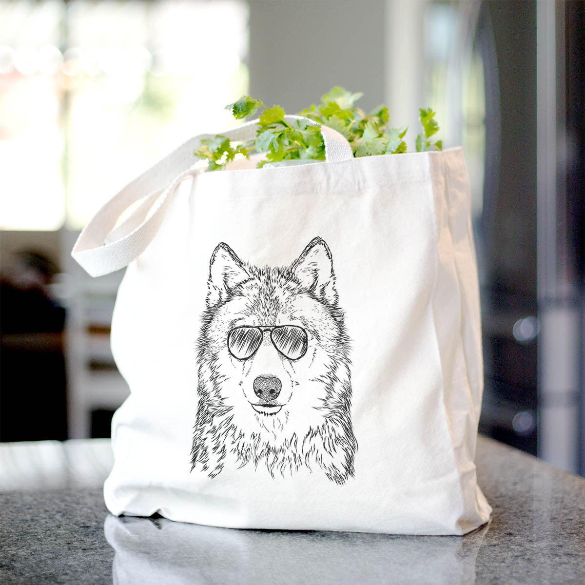 Django the Grey Wolf - Tote Bag