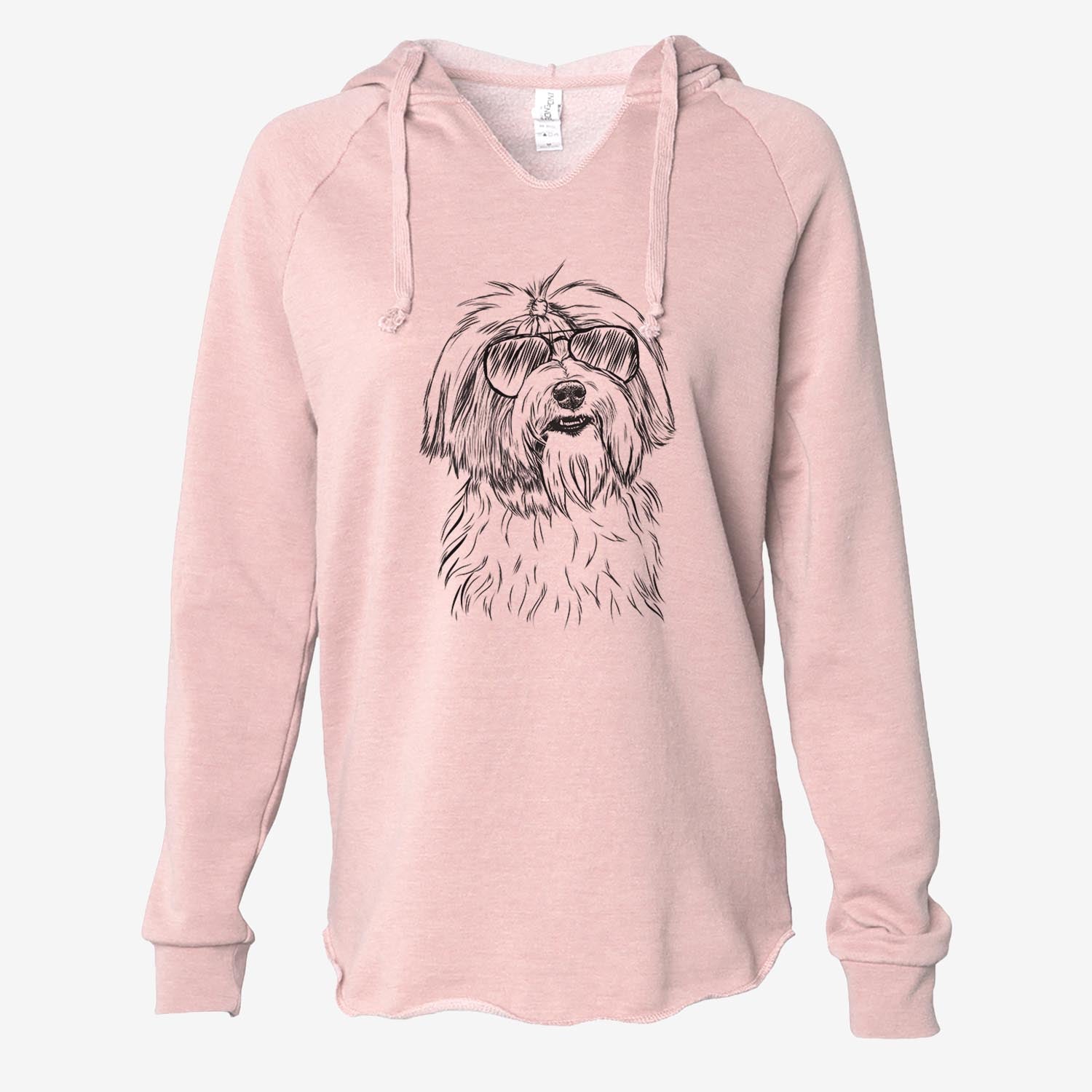 Dooley the Havanese - Cali Wave Hooded Sweatshirt