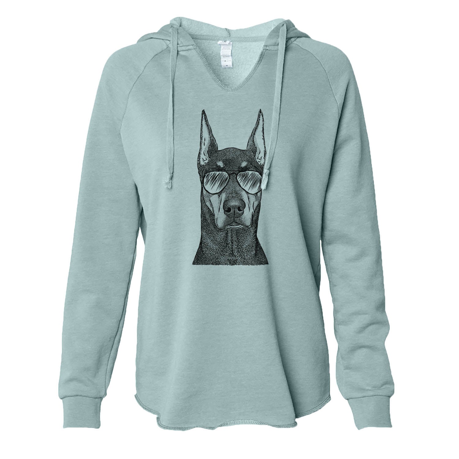 Drake the Doberman Pinscher - Cali Wave Hooded Sweatshirt