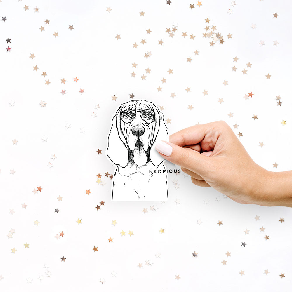 Earl the Bloodhound - Decal Sticker