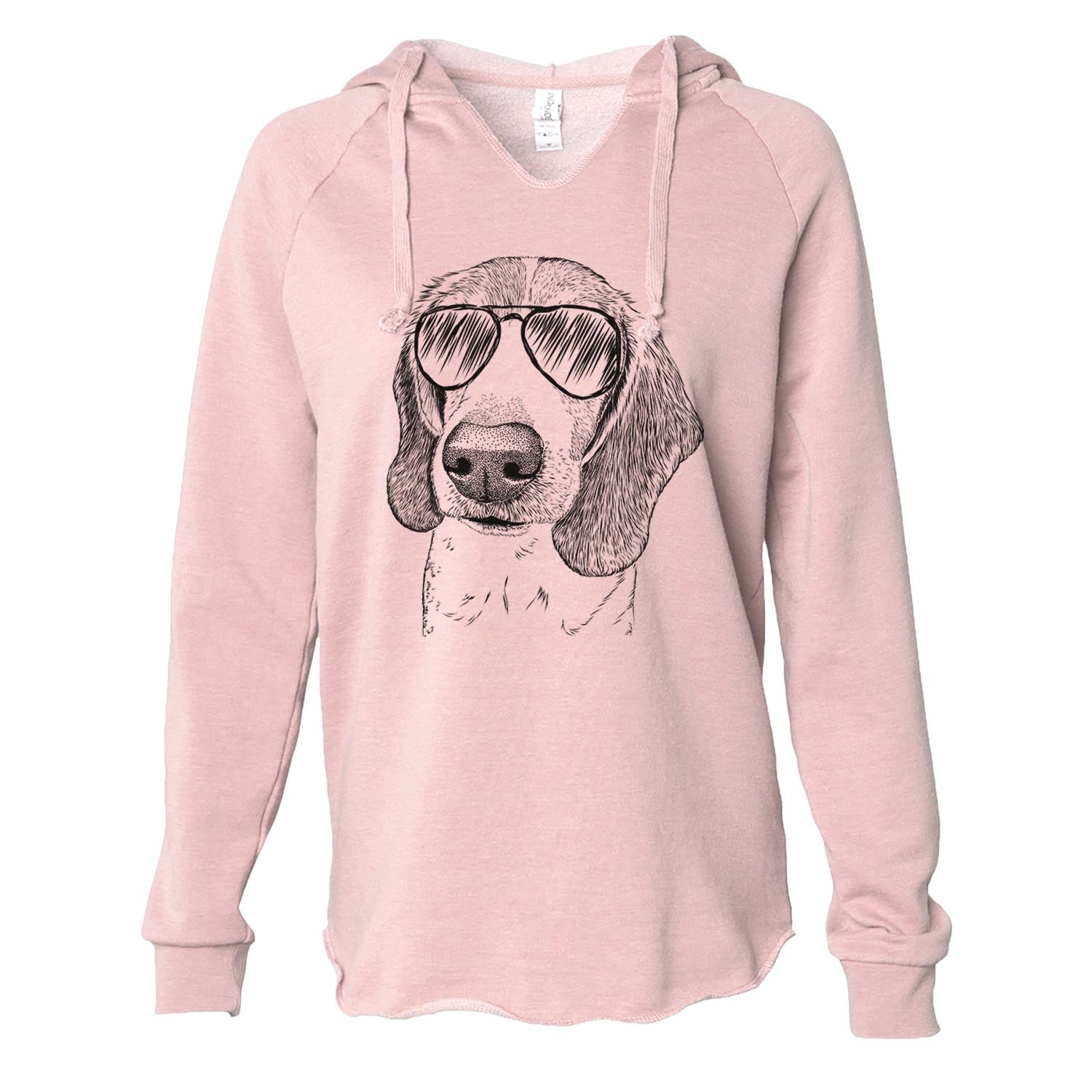 Elvis the Beagle - Cali Wave Hooded Sweatshirt