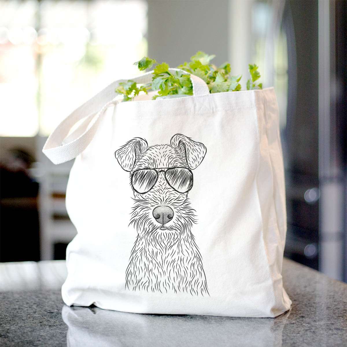 Fitz the Wire Fox Terrier - Tote Bag