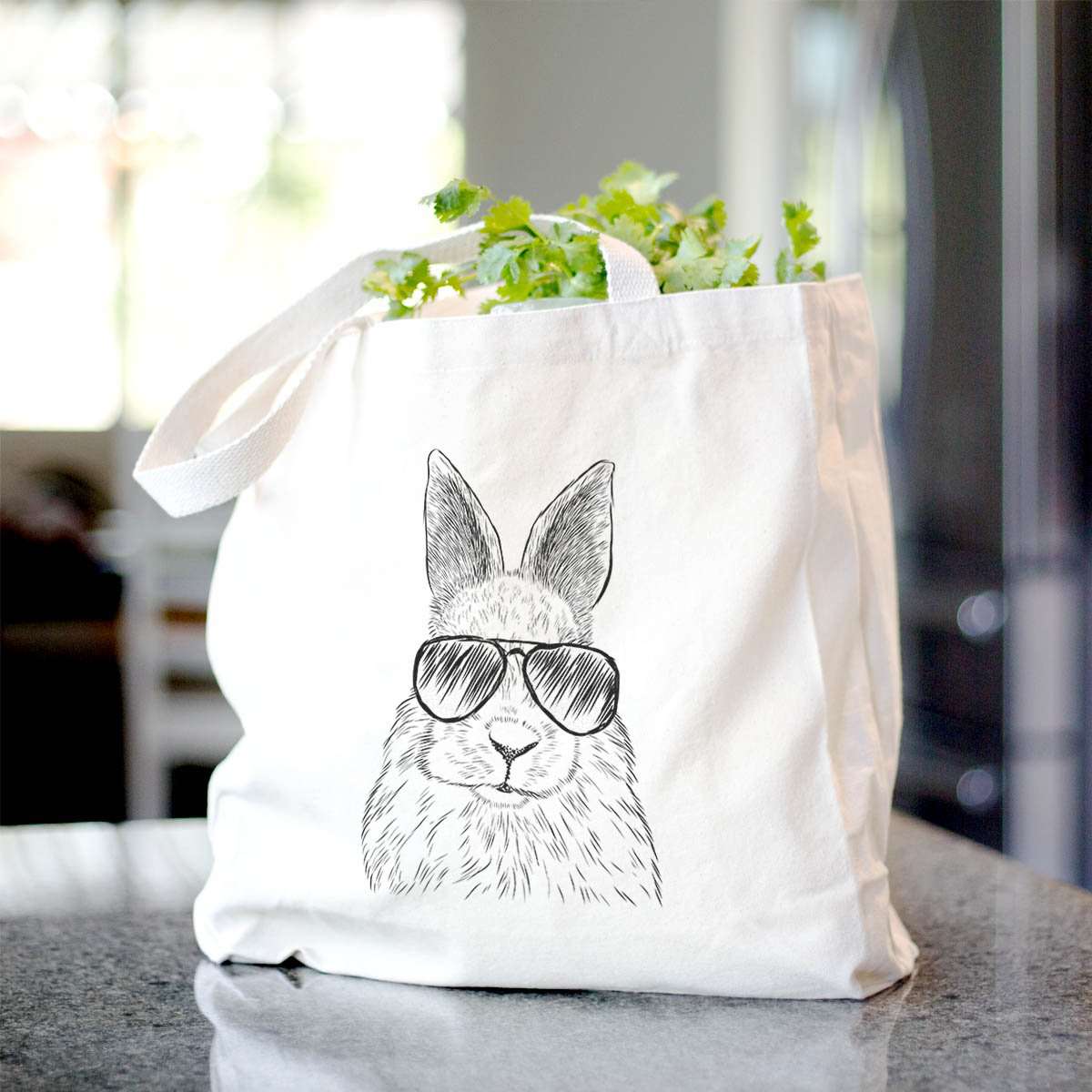 Flower the Rex Rabbit - Tote Bag