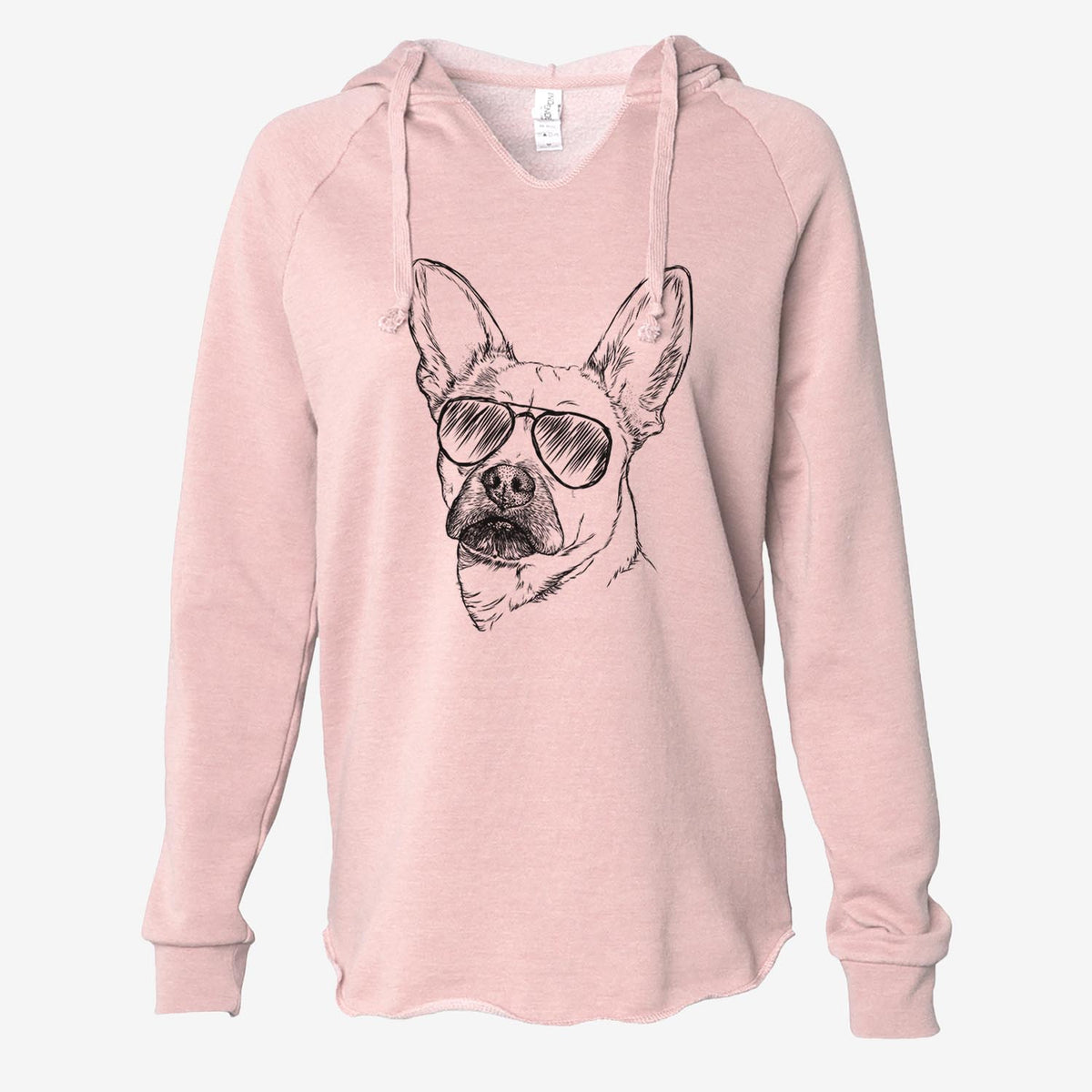 Frankie the Mixed Breed - Cali Wave Hooded Sweatshirt