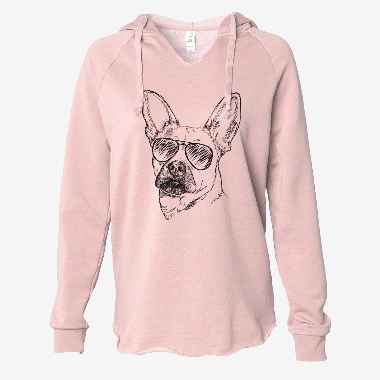 Frankie the Mixed Breed - Cali Wave Hooded Sweatshirt