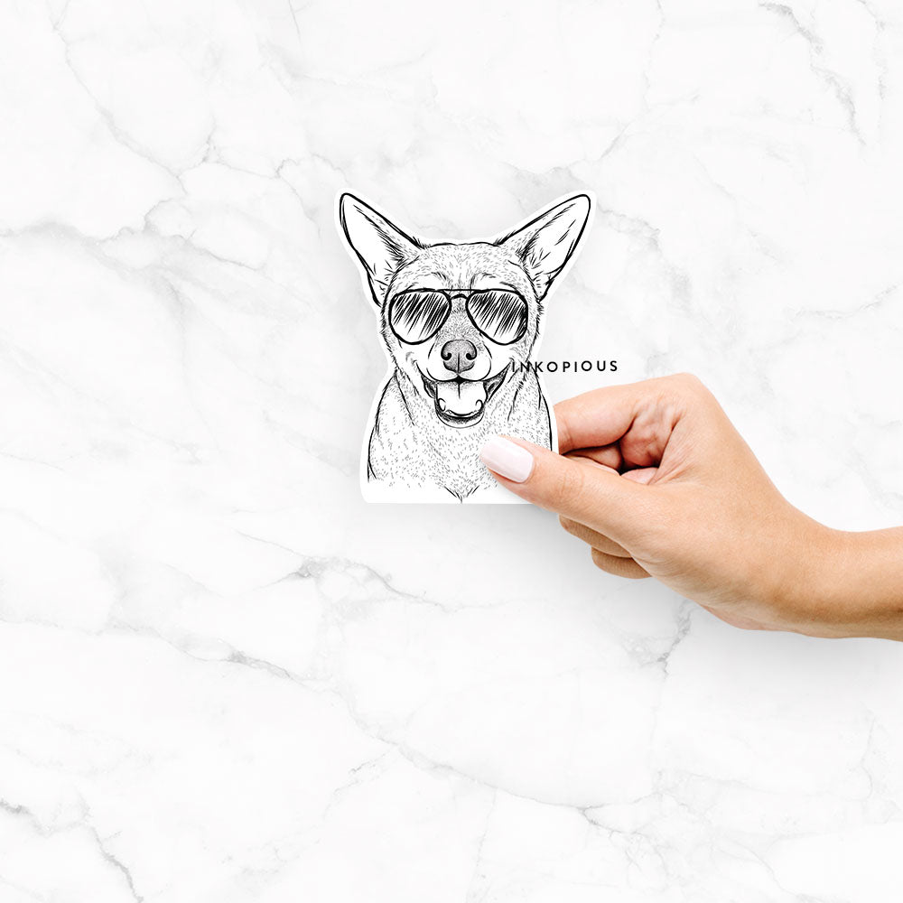 Georgie the Chiweenie - Decal Sticker