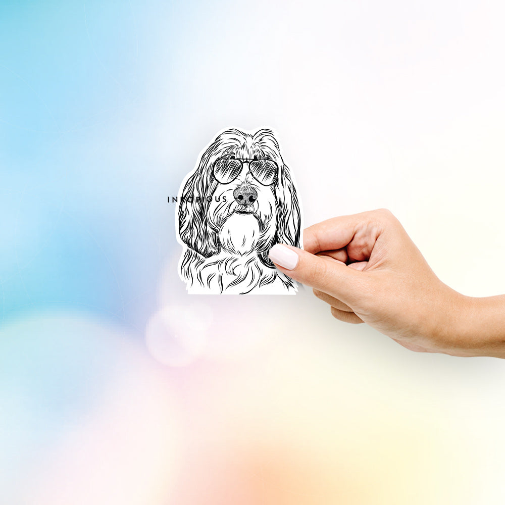 Gerard the Petit Basset Griffon Vendeen - Decal Sticker