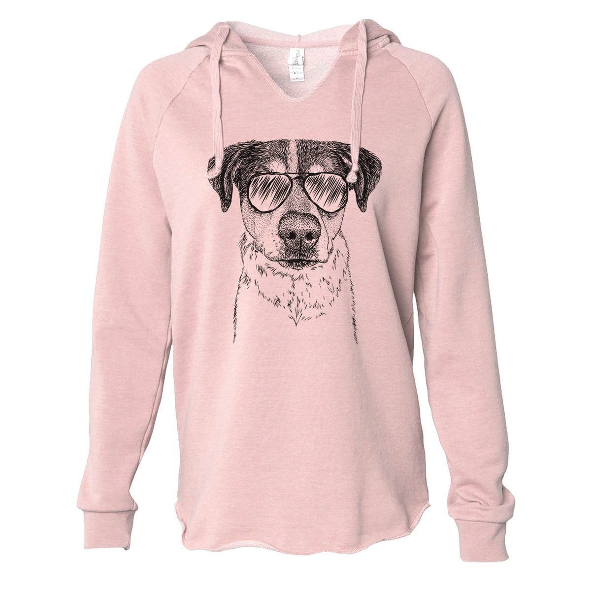 Gertrude the Mixed Breed - Cali Wave Hooded Sweatshirt