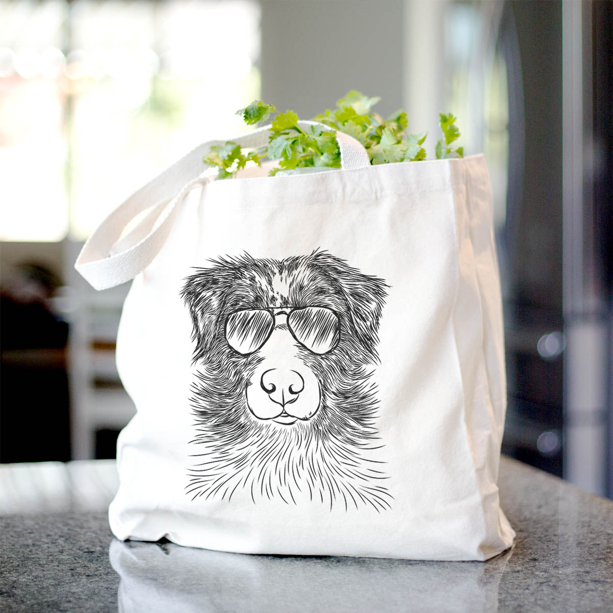 Gram the Australian Shepherd - Tote Bag