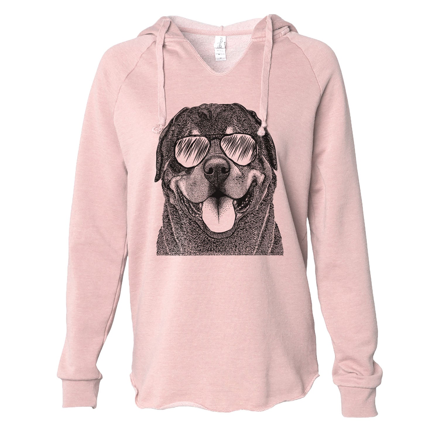 Hagan the Rottweiler - Cali Wave Hooded Sweatshirt