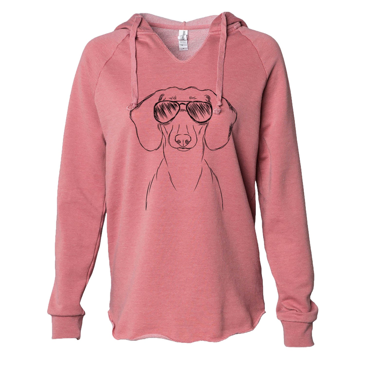 Hans the Dachshund - Cali Wave Hooded Sweatshirt