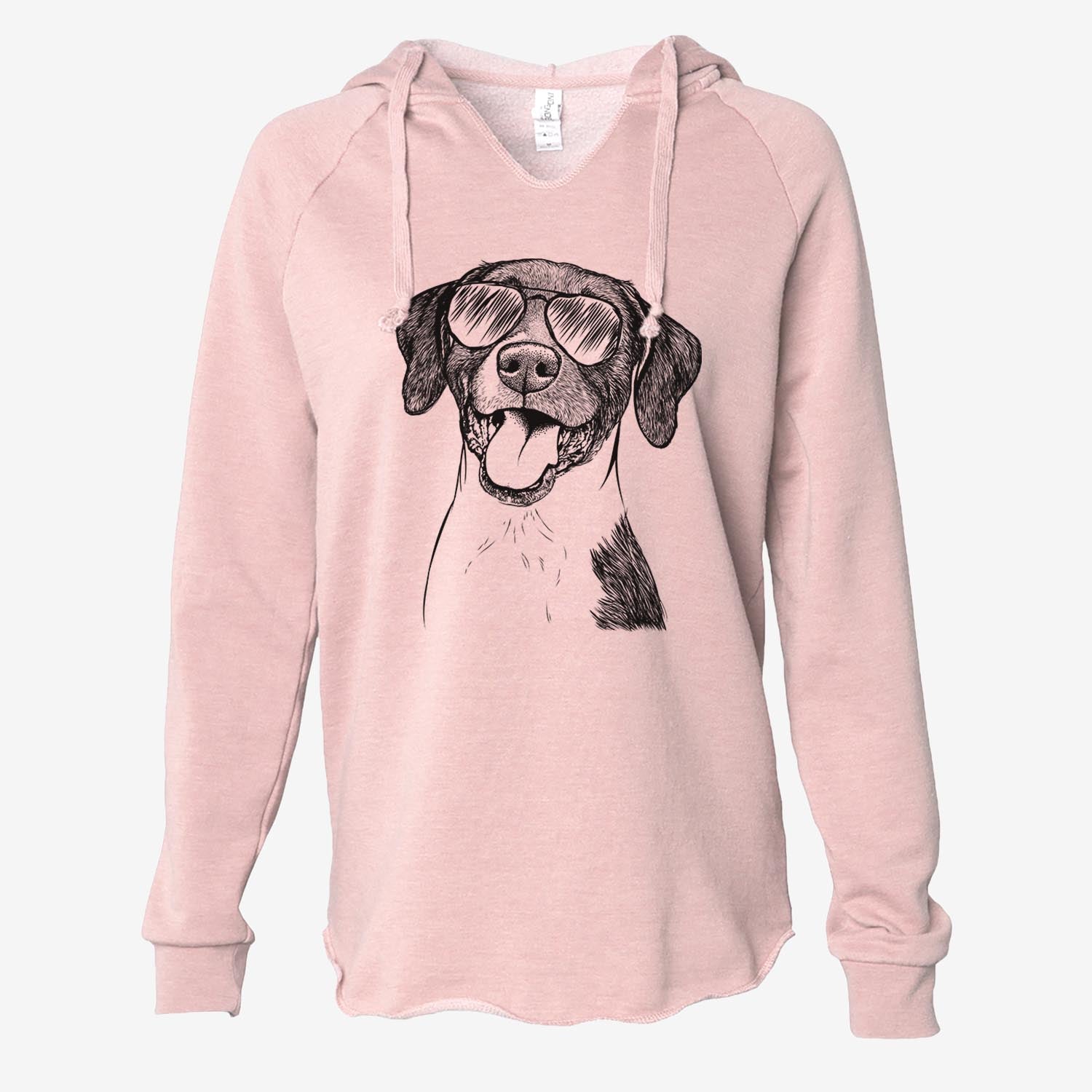 Harper the Mixed Breed - Cali Wave Hooded Sweatshirt