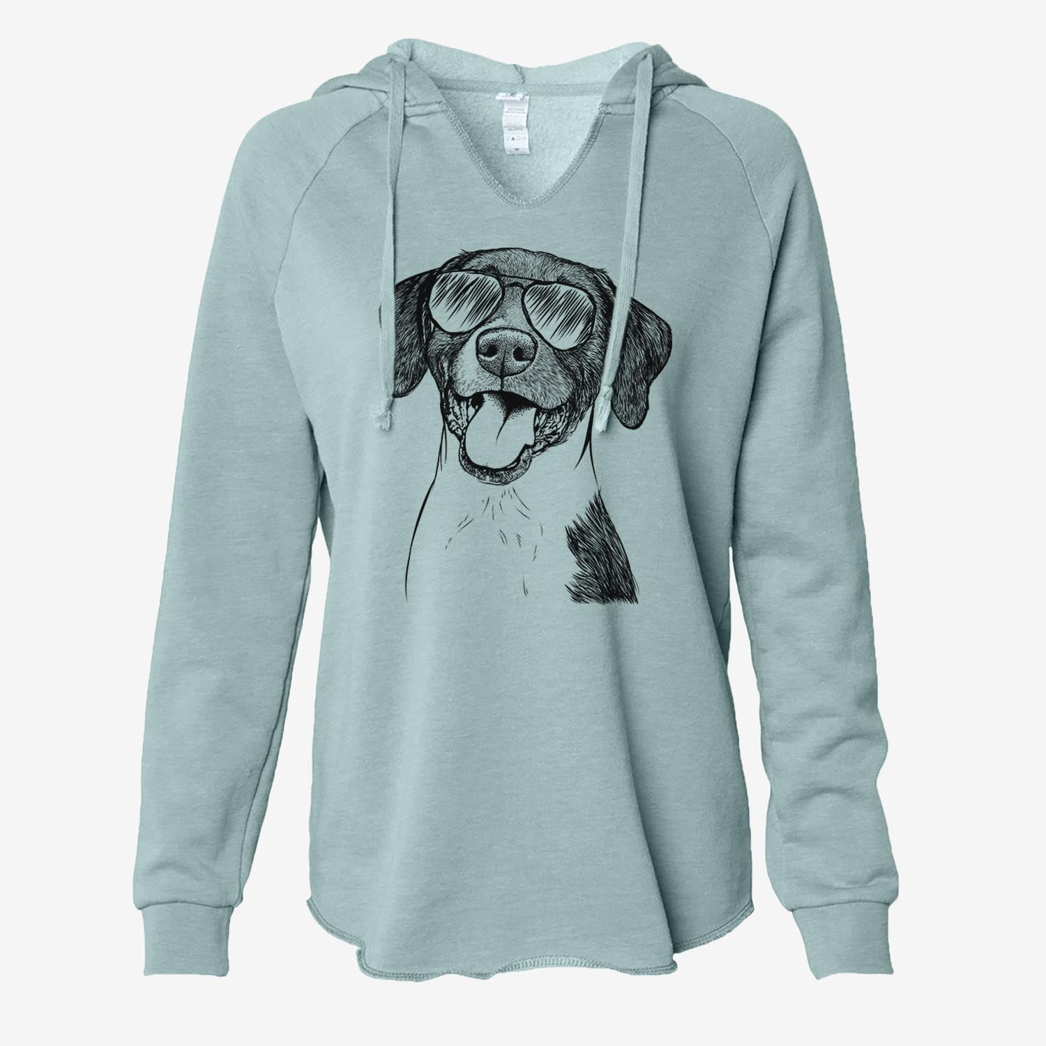 Harper the Mixed Breed - Cali Wave Hooded Sweatshirt