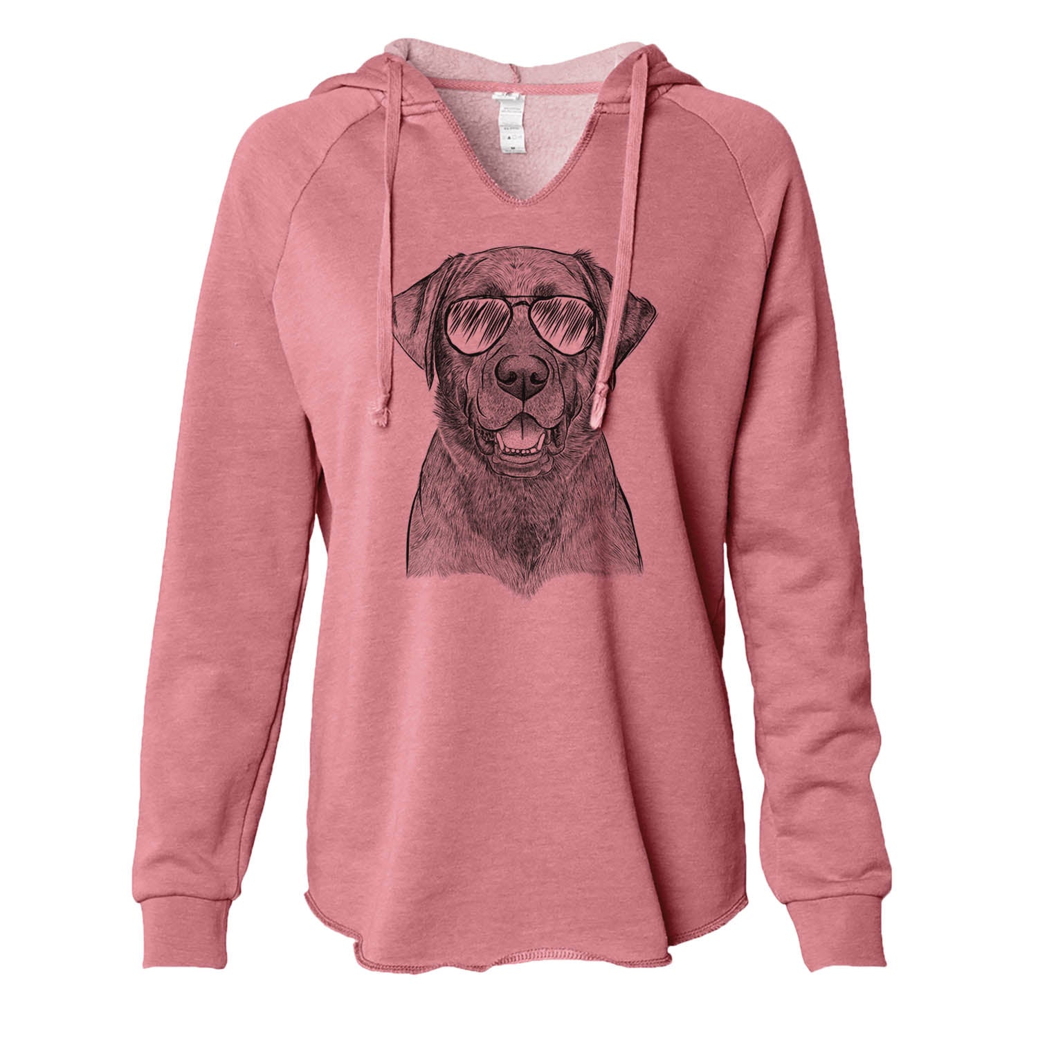 Heath the Black Lab - Cali Wave Hooded Sweatshirt