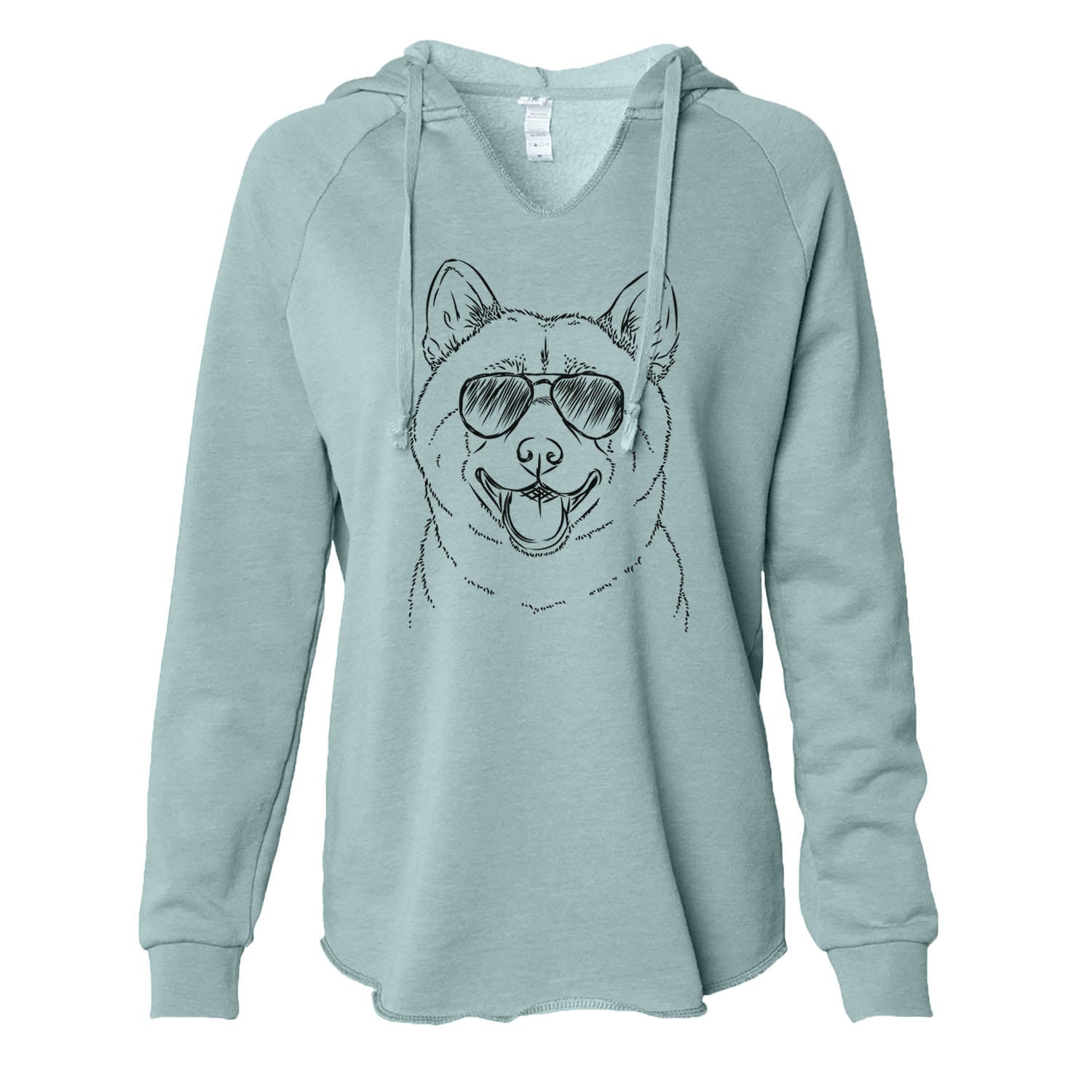 Hiro the Shiba Inu - Cali Wave Hooded Sweatshirt