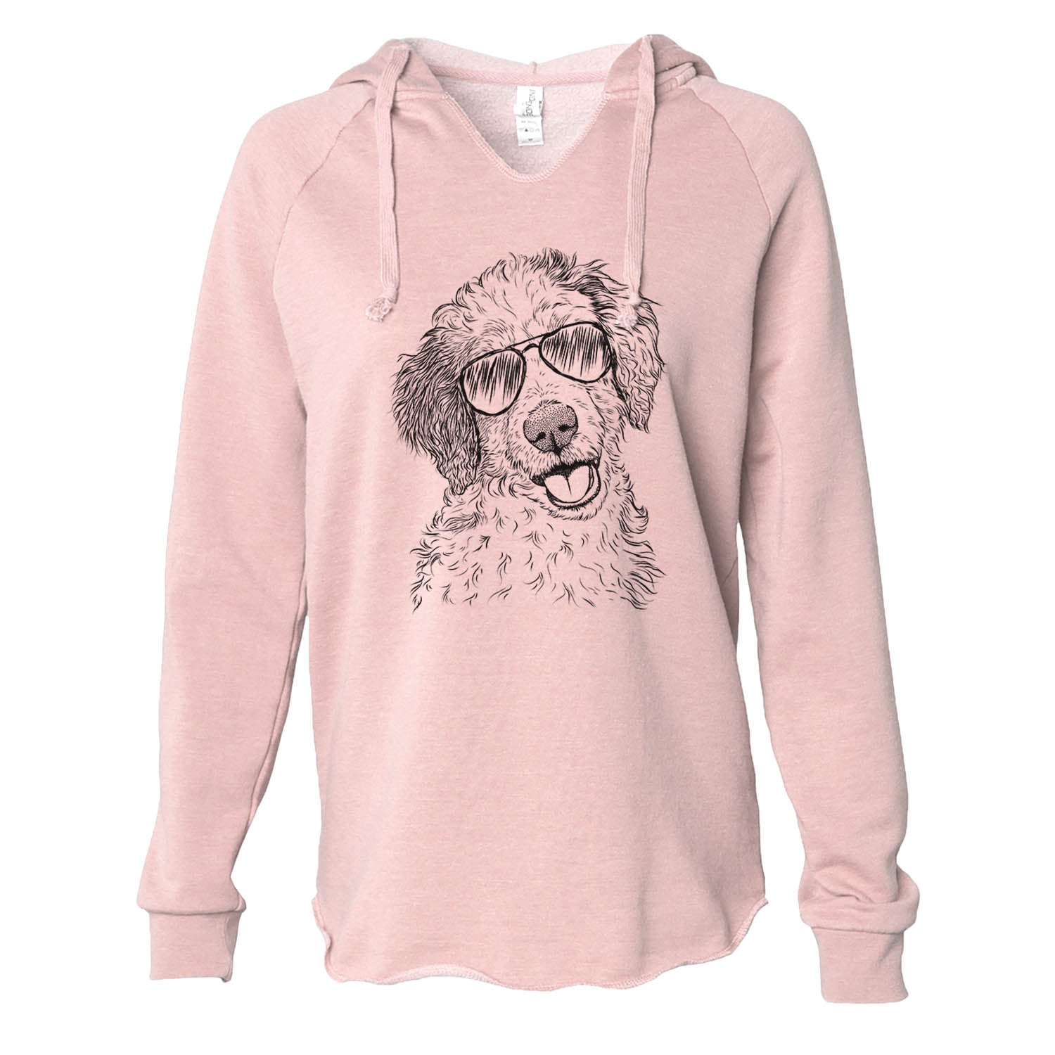 Hoge the Aussiedoodle - Cali Wave Hooded Sweatshirt