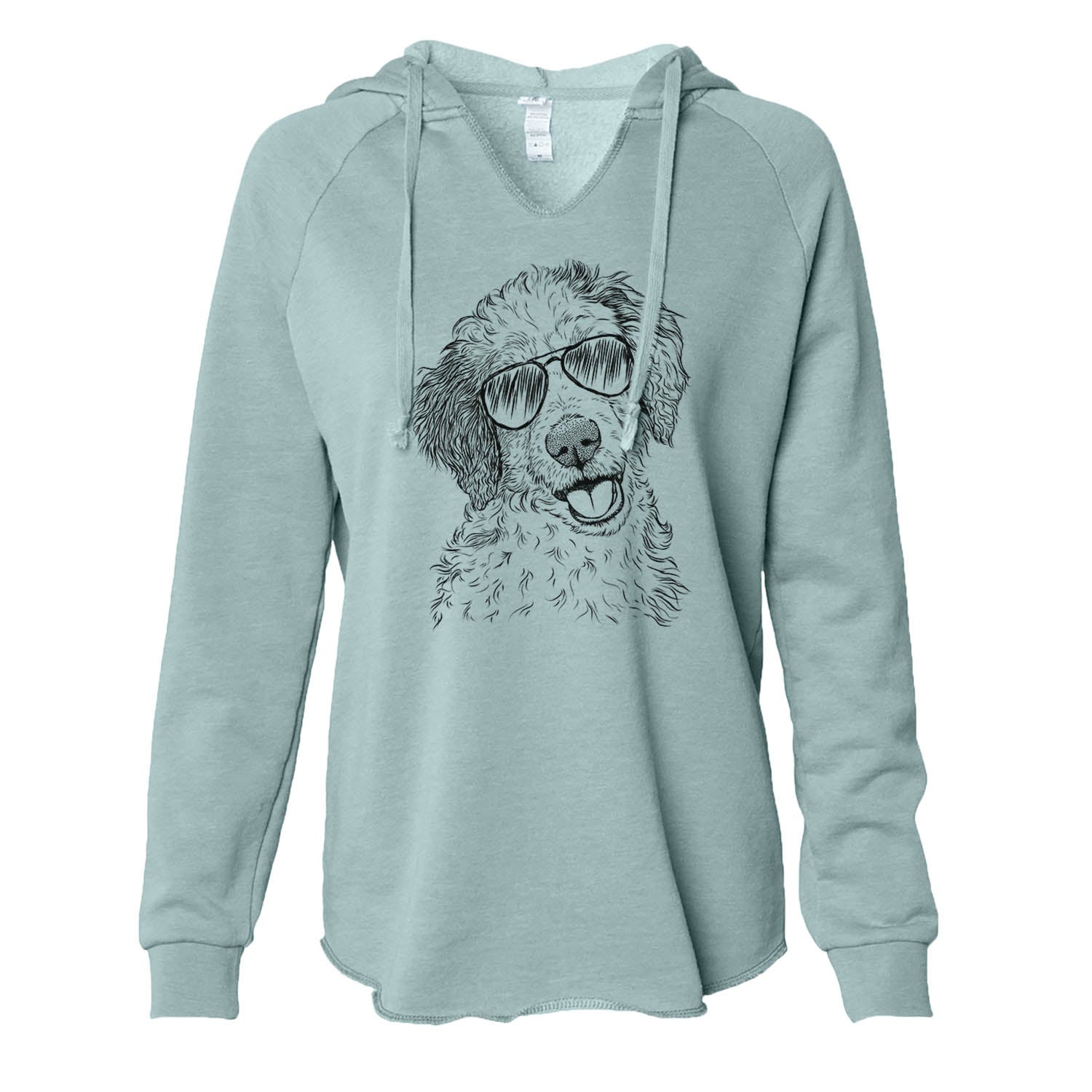 Hoge the Aussiedoodle - Cali Wave Hooded Sweatshirt