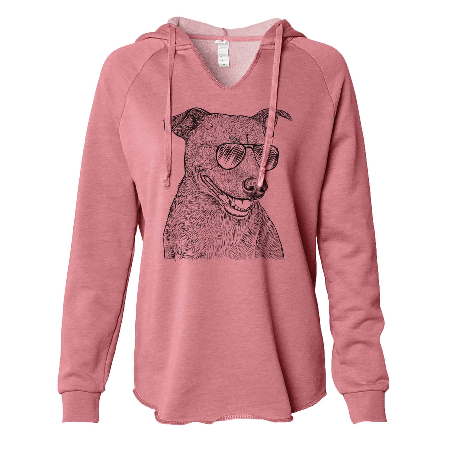 Honey the Lab Pit Mix - Cali Wave Hooded Sweatshirt